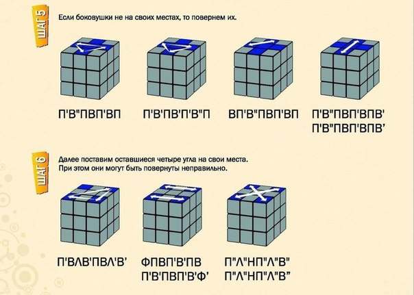 Как собрать Кубик Рубика Шаг 5-6